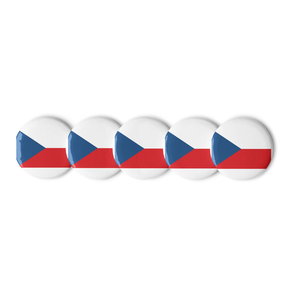 National Flag Buttons - Collection 1 Czech Republic button-225