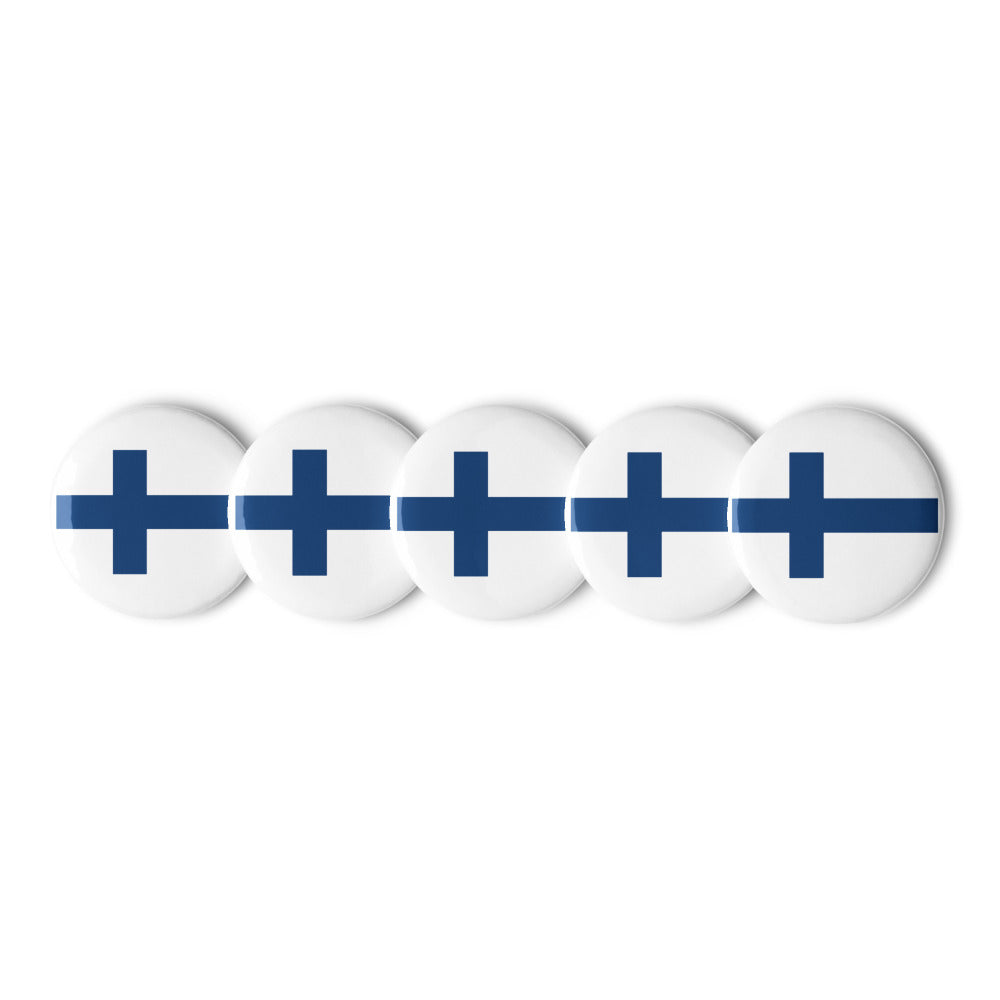 National Flag Buttons - Collection 1 Finland button-225