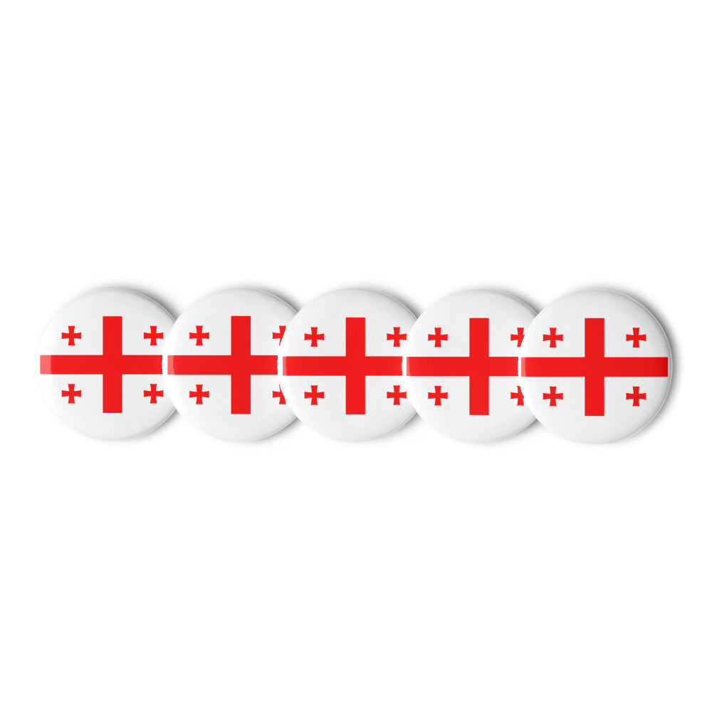 National Flag Buttons - Collection 1 Georgia button-225