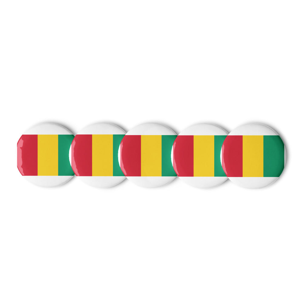 National Flag Buttons - Collection 1 Guinea button-225