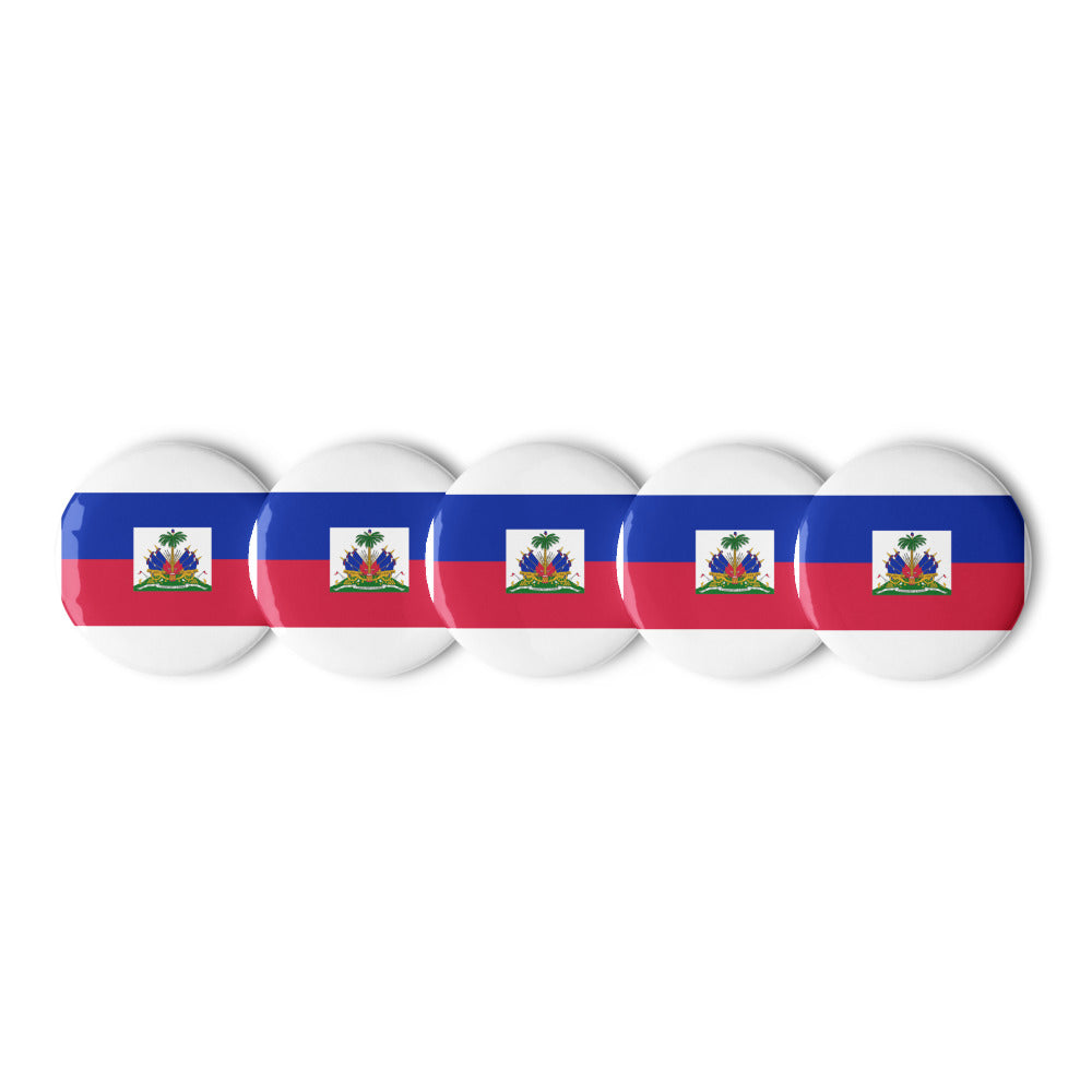 National Flag Buttons - Collection 1 Haiti button-225