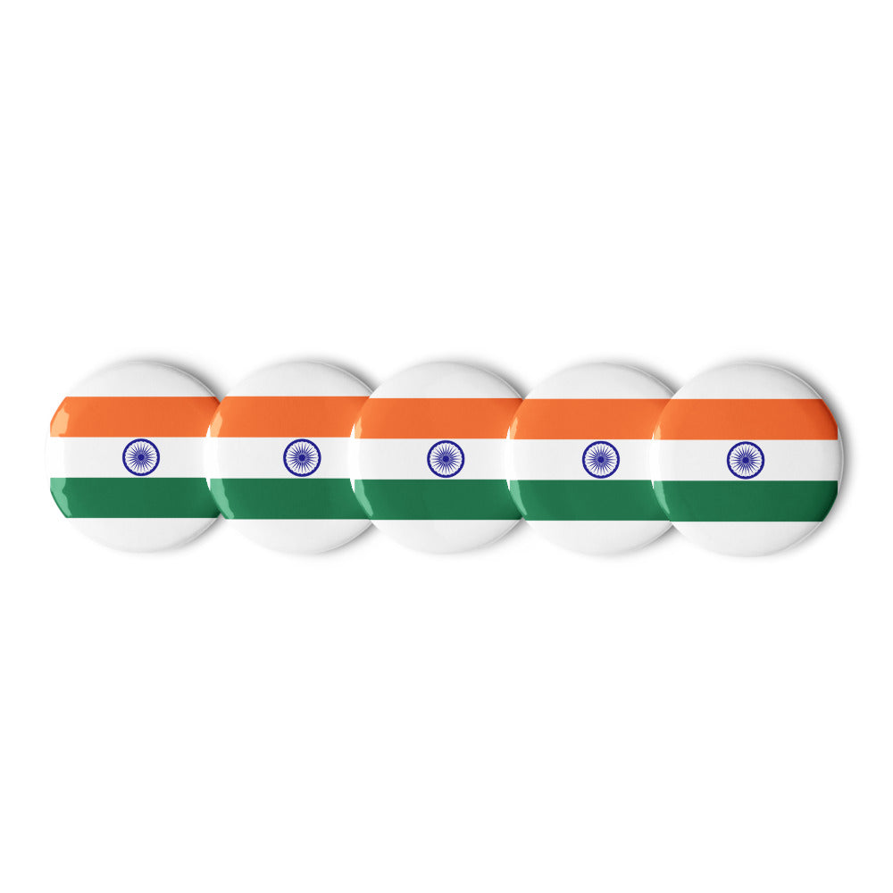 National Flag Buttons - Collection 1 India button-225