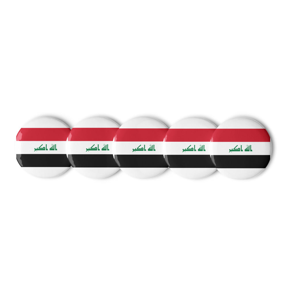 National Flag Buttons - Collection 1 Iraq button-225