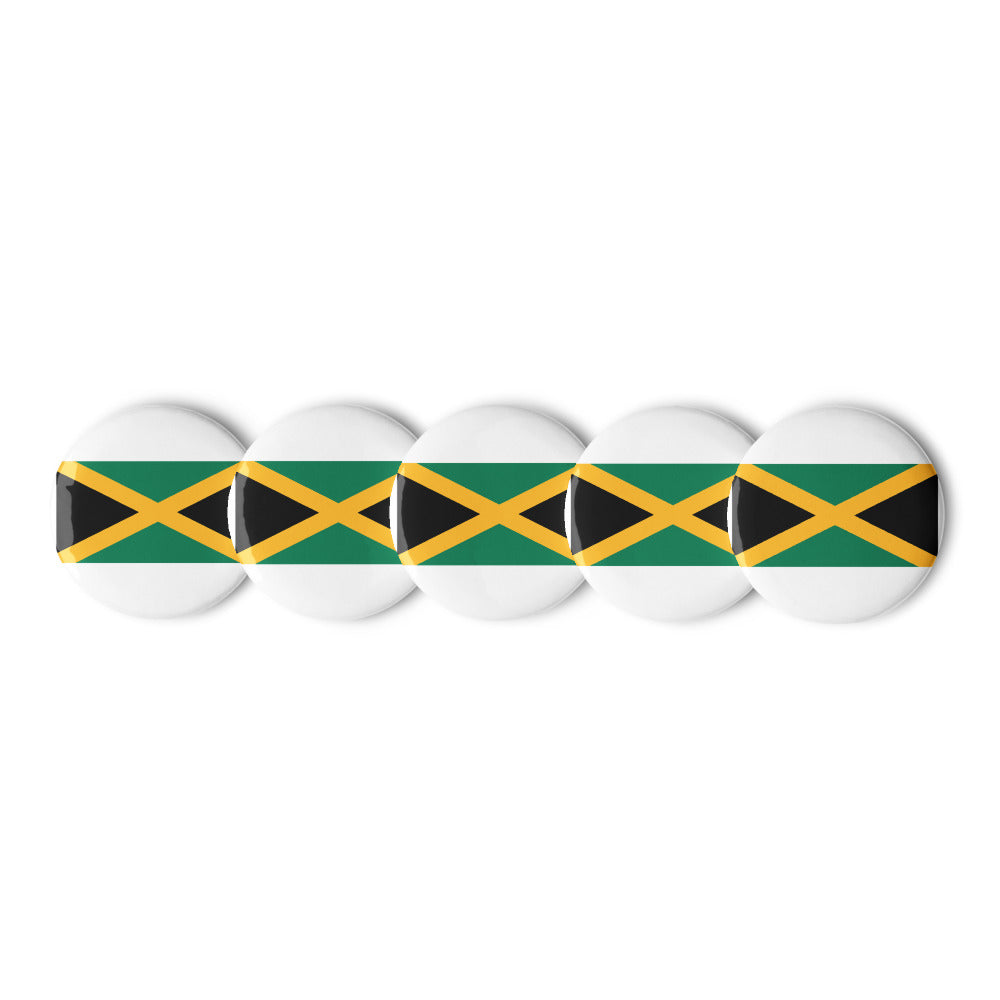 National Flag Buttons - Collection 1 Jamaica button-225