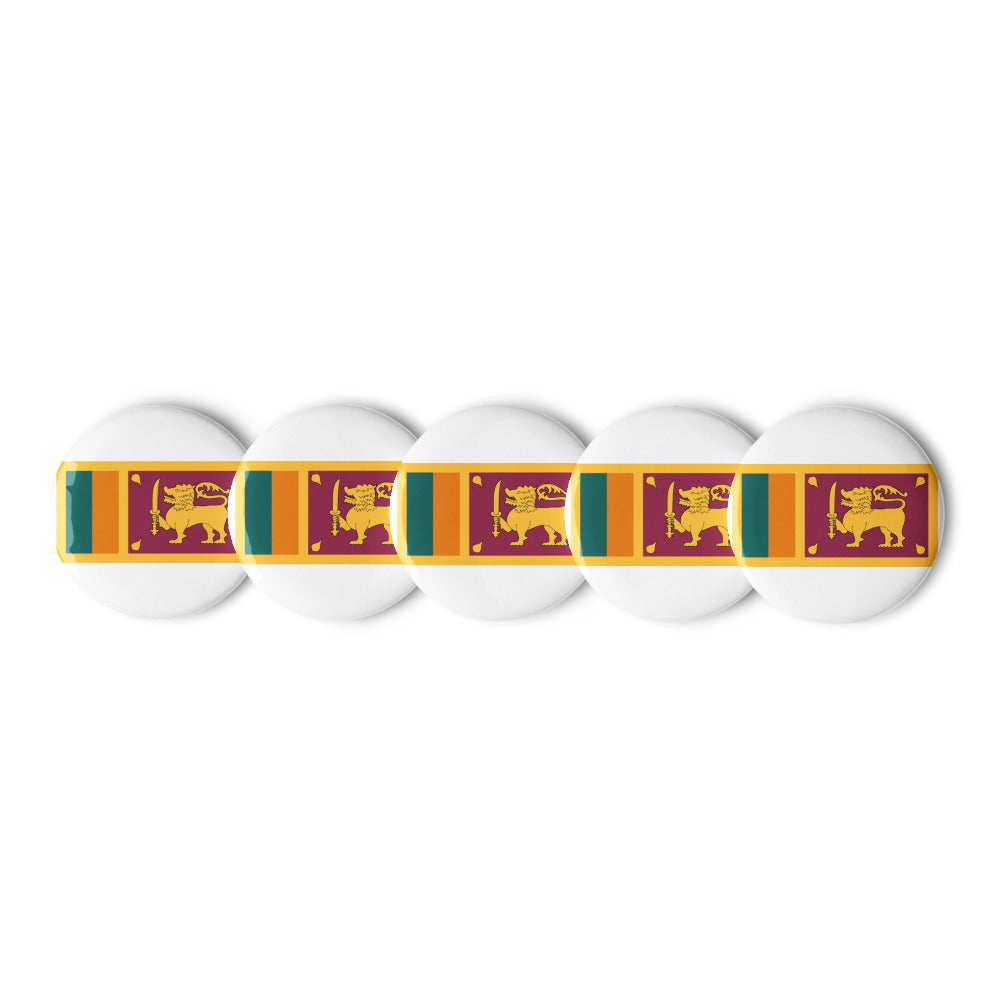 National Flag Buttons - Collection 2 Sri Lanka button-225