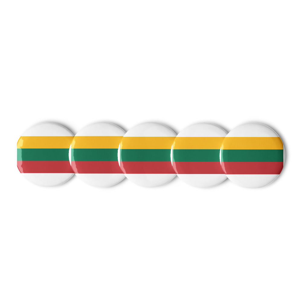 National Flag Buttons - Collection 2 Lithuania button-225