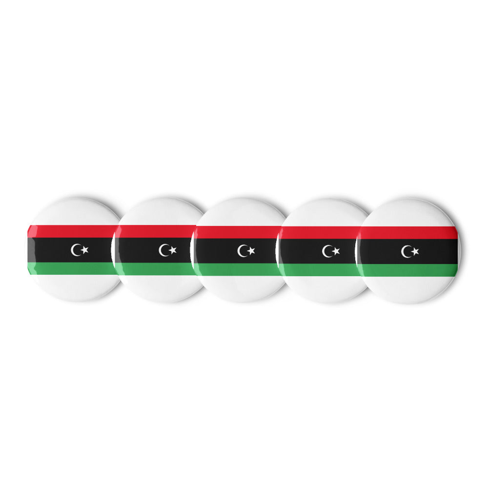 National Flag Buttons - Collection 2 Libya button-225