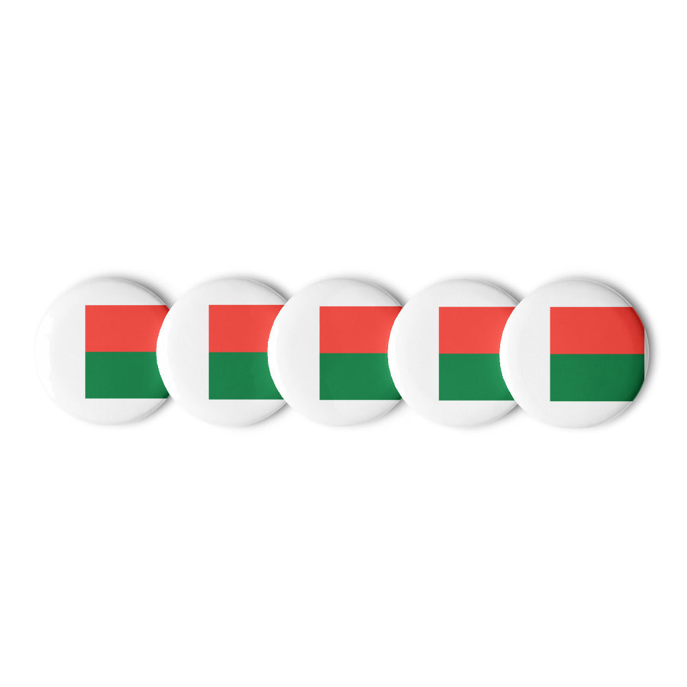 National Flag Buttons - Collection 2 Madagascar button-225