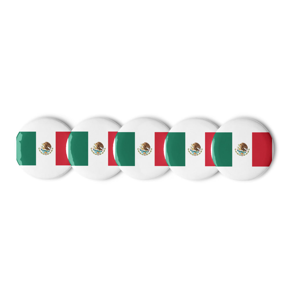 National Flag Buttons - Collection 2 Mexico button-225