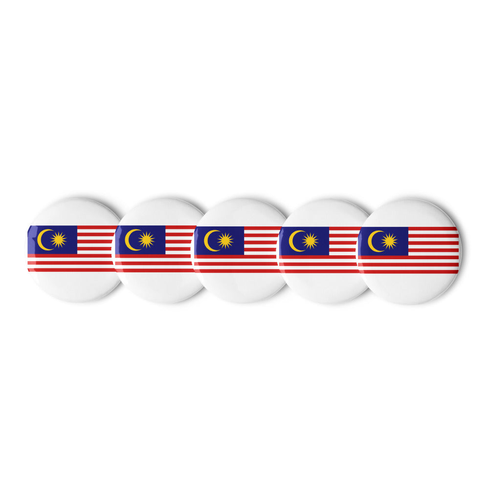 National Flag Buttons - Collection 2 Malaysia button-225