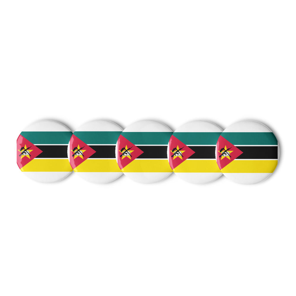 National Flag Buttons - Collection 2 Mozambique button-225