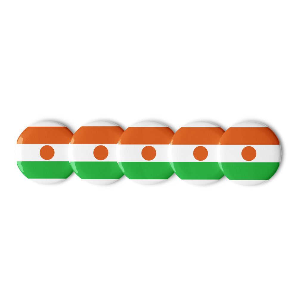 National Flag Buttons - Collection 2 Niger button-225