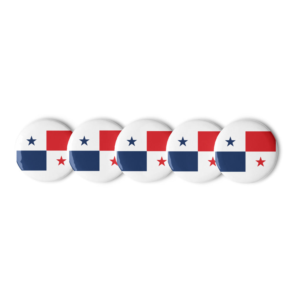 National Flag Buttons - Collection 2 Panama button-225