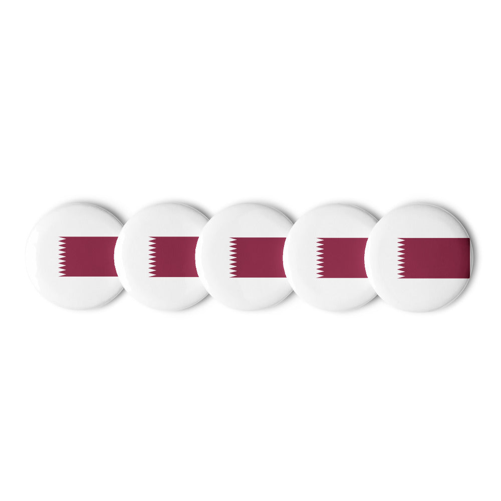 National Flag Buttons - Collection 2 Qatar button-225