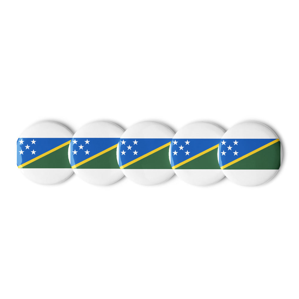National Flag Buttons - Collection 2 Solomon Islands button-225