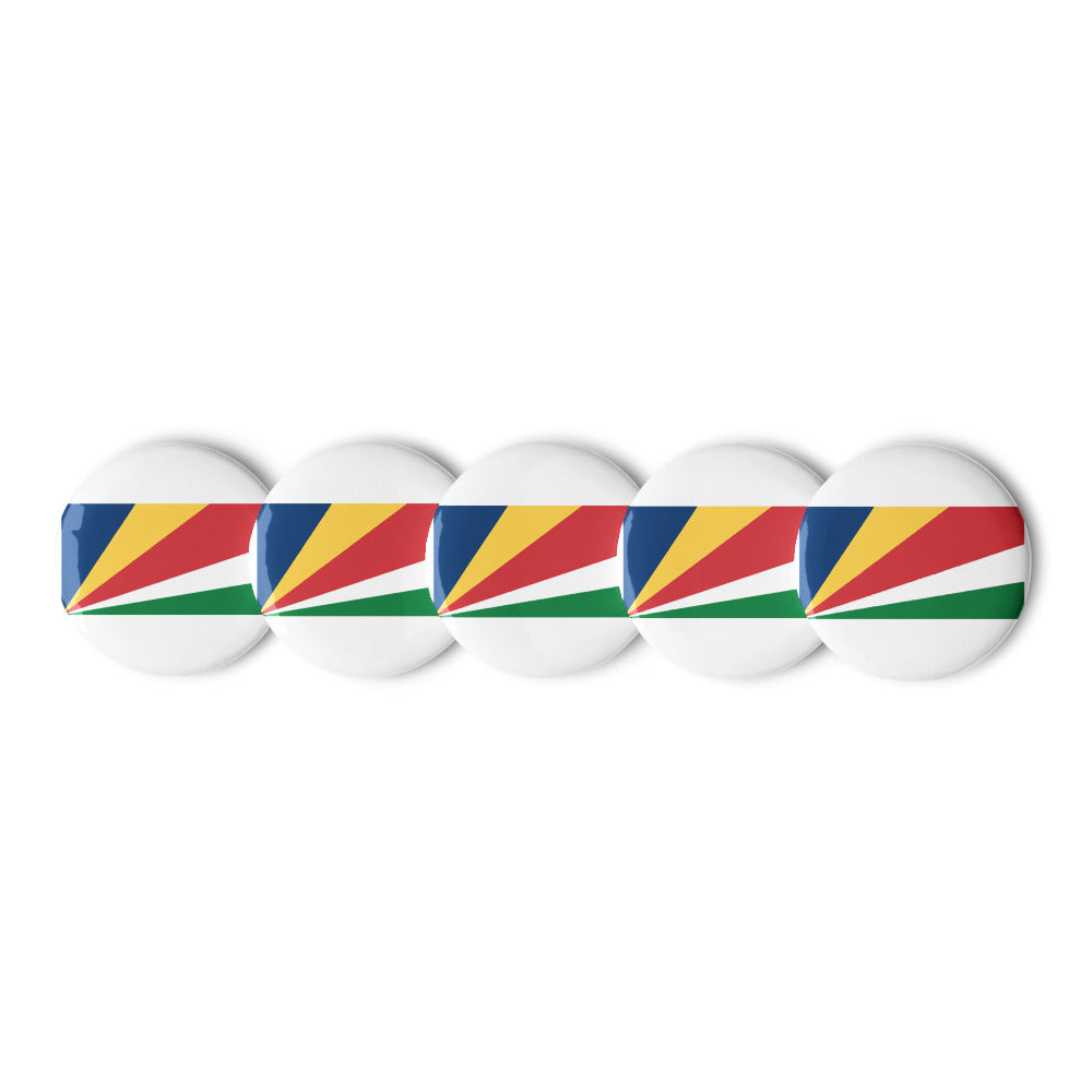 National Flag Buttons - Collection 2 Seychelles button-225