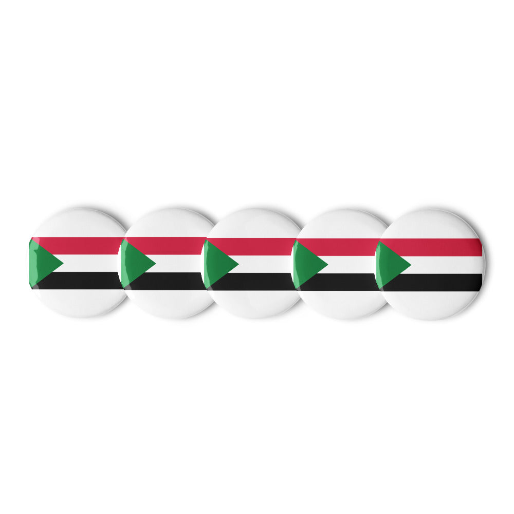 National Flag Buttons - Collection 2 Sudan button-225