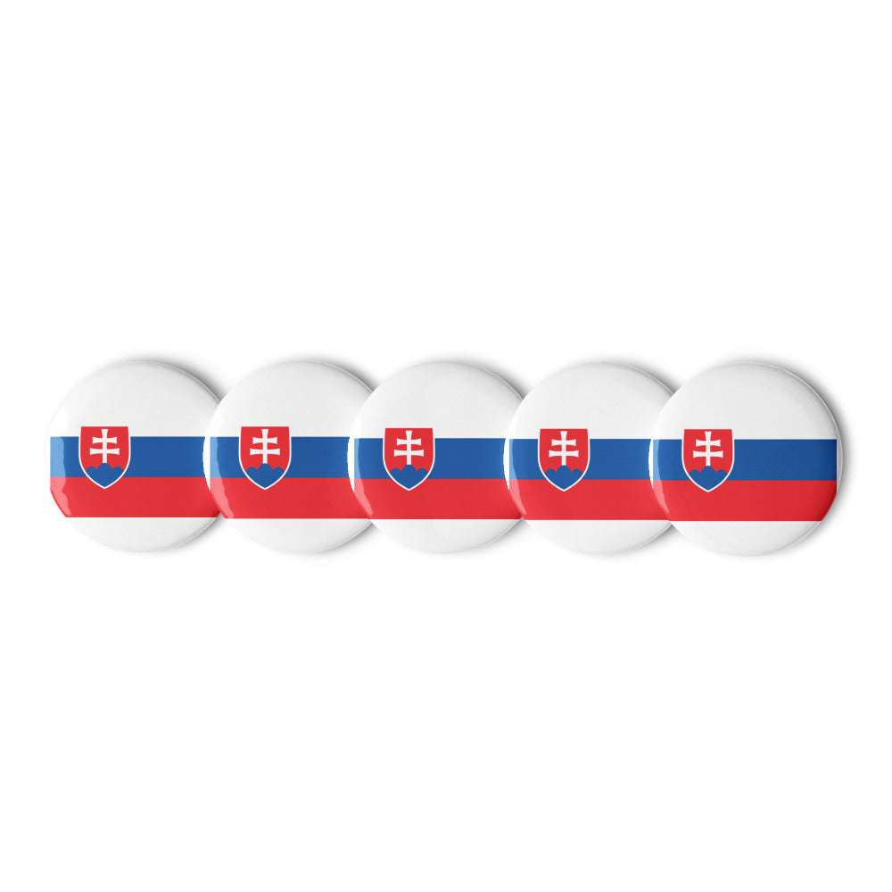 National Flag Buttons - Collection 2 Slovakia button-225