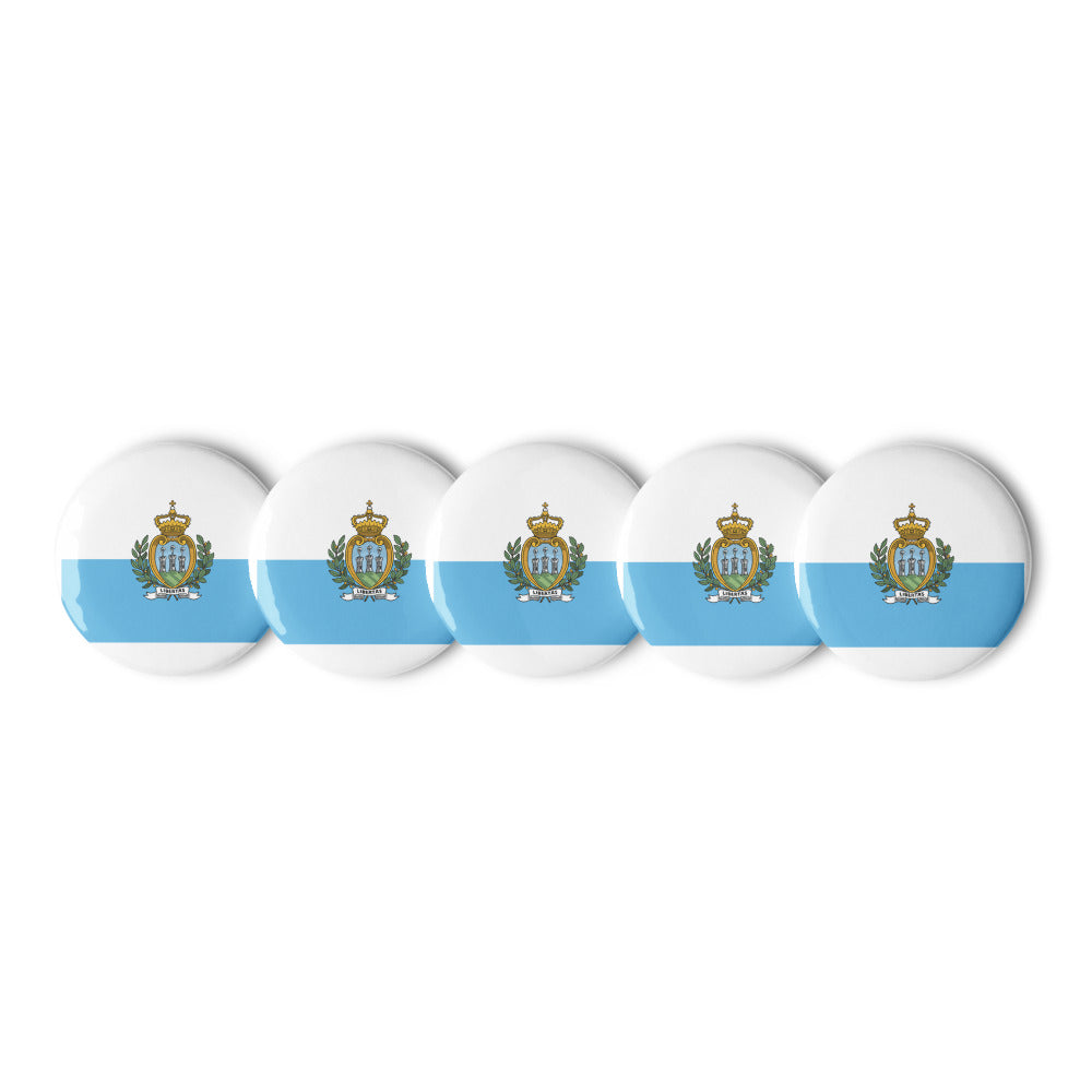 National Flag Buttons - Collection 2 San Marino button-225