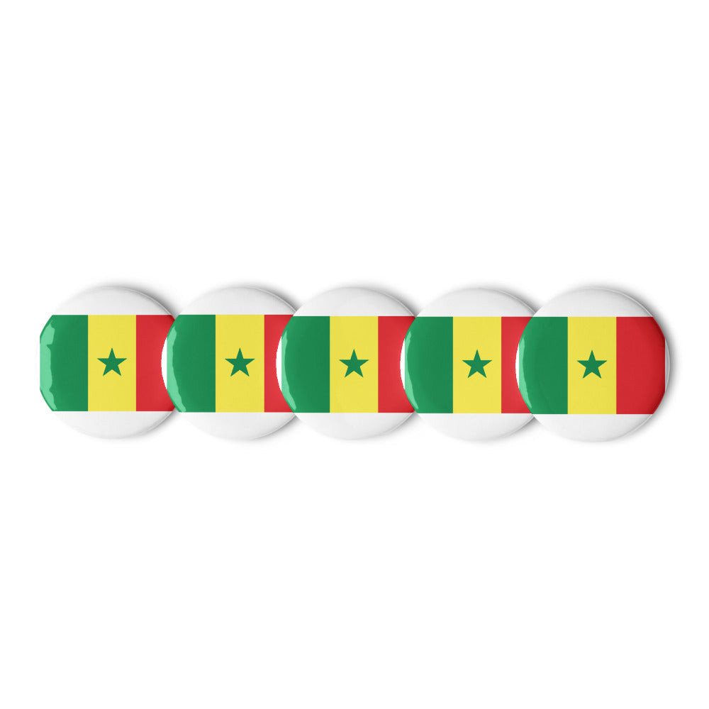 National Flag Buttons - Collection 2 Senegal button-225