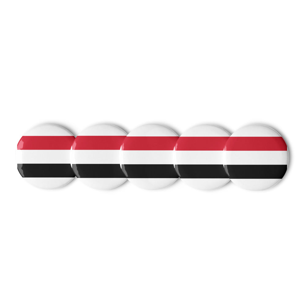 National Flag Buttons - Collection 2 Yemen button-225