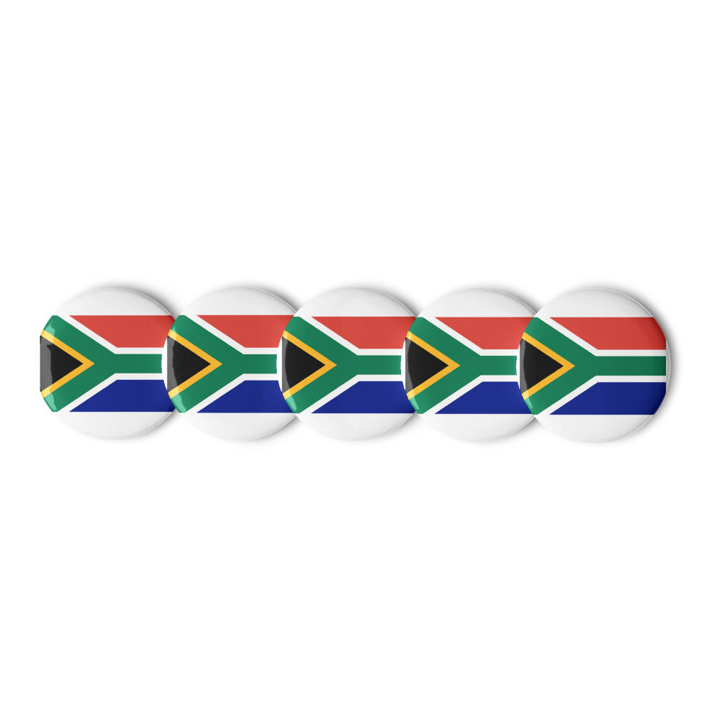 National Flag Buttons - Collection 2 South Africa button-225