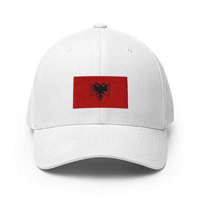National Flag Caps - Collection 1 Albania / S/M / White