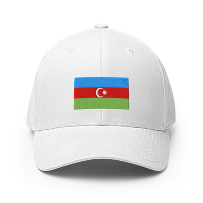 National Flag Caps - Collection 1 Azerbaijan / S/M / White