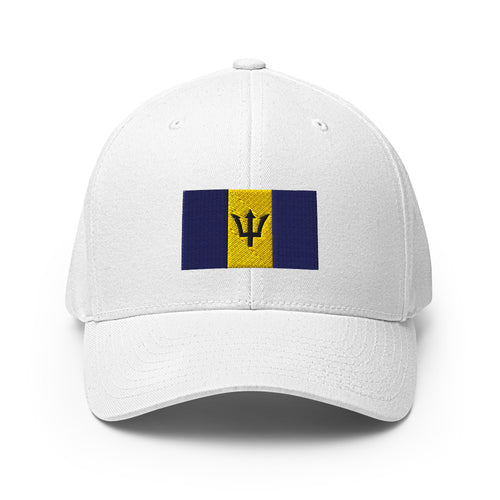 National Flag Caps - Collection 1 Barbados / S/M / White