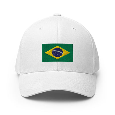National Flag Caps - Collection 1 Brazil / S/M / White