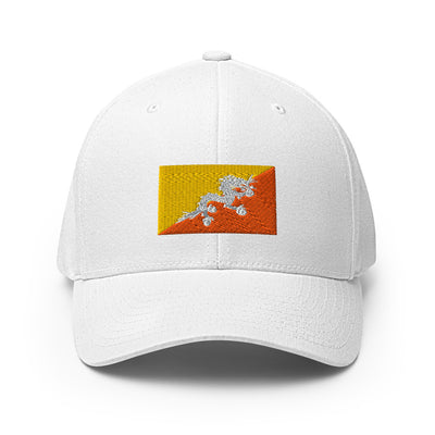 National Flag Caps - Collection 1 Bhutan / S/M / White
