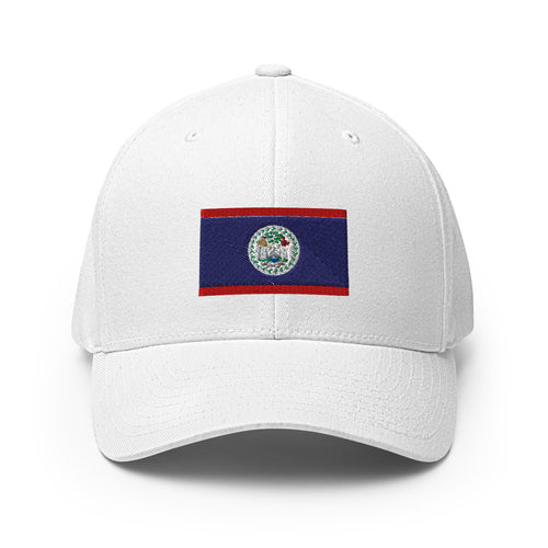 National Flag Caps - Collection 2 Belize / S/M / White