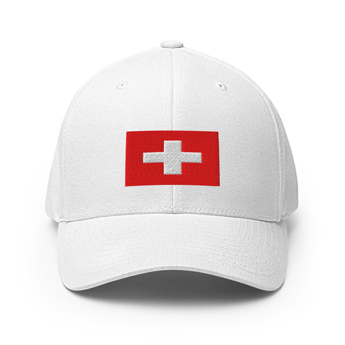 National Flag Caps - Collection 2 Switzerland / S/M / White