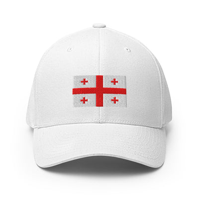 National Flag Caps - Collection 3 Georgia / S/M / White