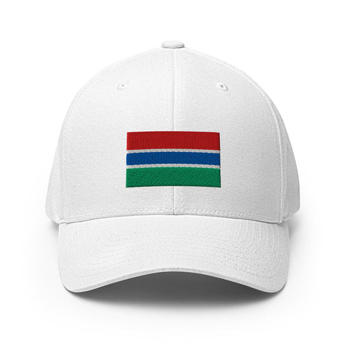 National Flag Caps - Collection 3 Gambia / S/M / White