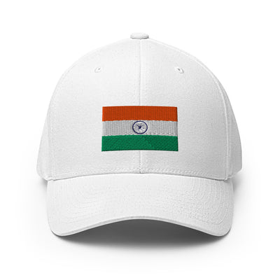 National Flag Caps - Collection 4 India / S/M / White