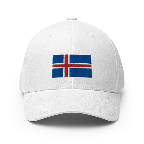 National Flag Caps - Collection 4 Iceland / S/M / White