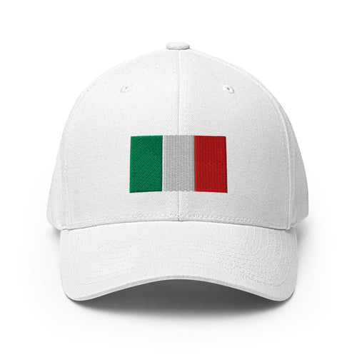 National Flag Caps - Collection 4 Italy / S/M / White