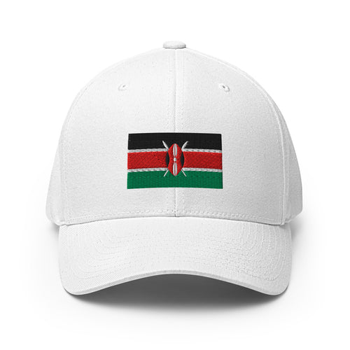 National Flag Caps - Collection 4 Kenya / S/M / White