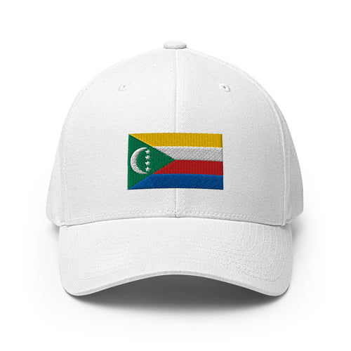 National Flag Caps - Collection 4 Comoros / S/M / White