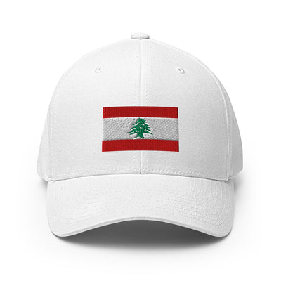 National Flag Caps - Collection 4 Lebanon / S/M / White