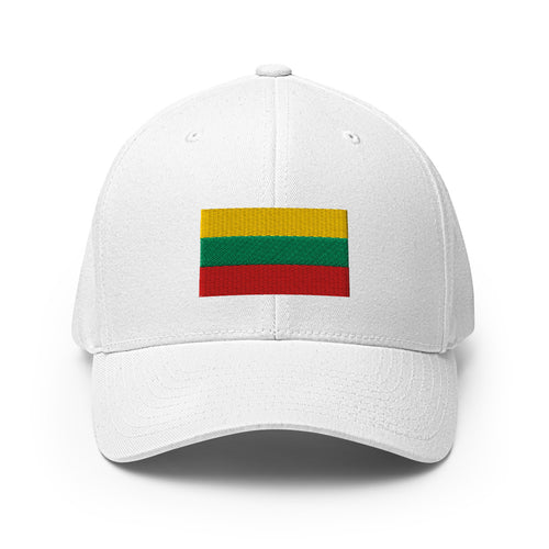 National Flag Caps - Collection 5 Lithuania / S/M / White