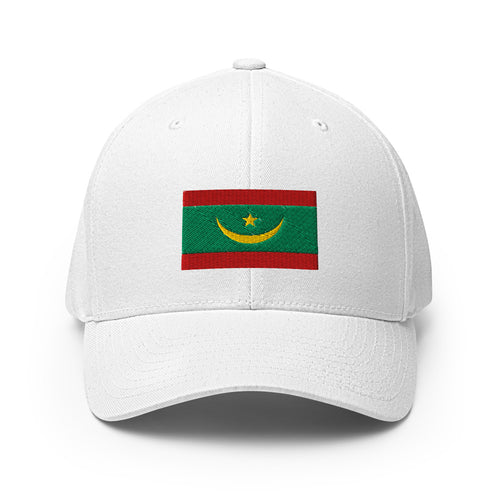 National Flag Caps - Collection 5 Mauritania / S/M / White