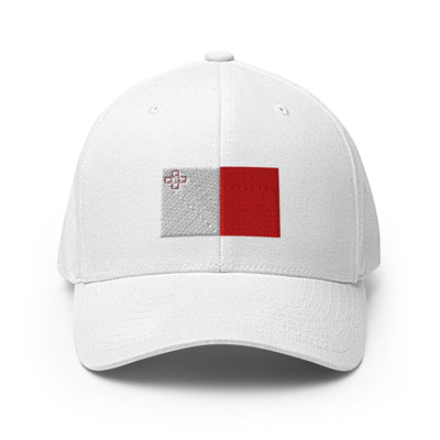 National Flag Caps - Collection 5 Malta / S/M / White