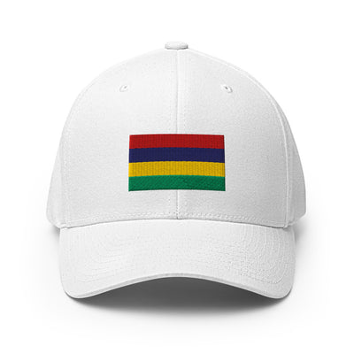 National Flag Caps - Collection 5 Mauritius / S/M / White