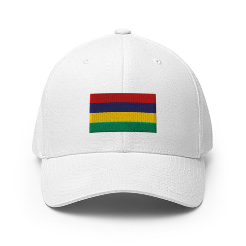 National Flag Caps - Collection 5 Mauritius / S/M / White