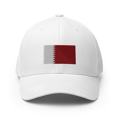 National Flag Caps - Collection 6 Qatar / S/M / White