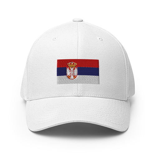 National Flag Caps - Collection 6 Serbia / S/M / White