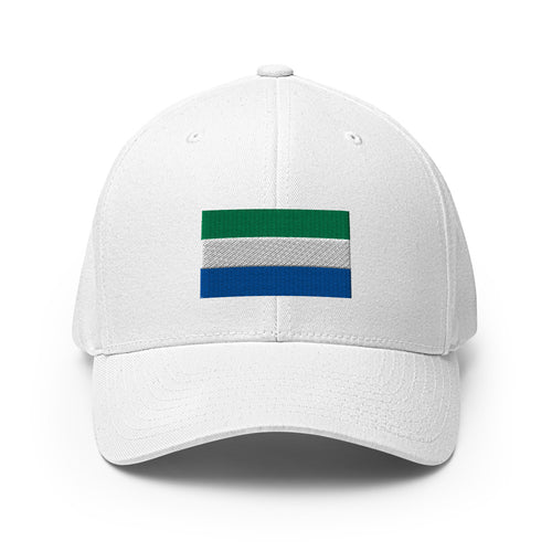 National Flag Caps - Collection 7 Sierra Leone / S/M / White