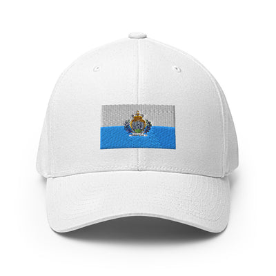 National Flag Caps - Collection 7 San Marino / S/M / White